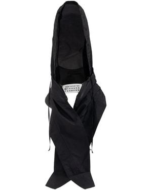 Maison Margiela Sciarpa Con Cappuccio - Nero