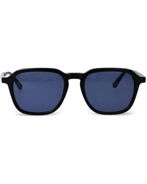 Calvin Klein Square-Frame Logo-Detail Sunglasses - Blue