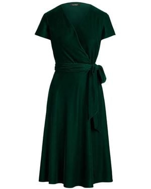 Ralph Lauren Karla Midikleid Im Wickelstil - Grün