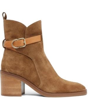 3.1 Phillip Lim Alexa Ankle Strap Boots - Brown