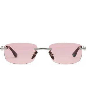 Chimi Rectangle-Frame Sunglasses - Pink
