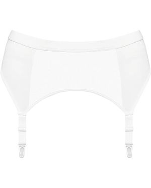 Maison Close Pure Tentation Garter Belt - White