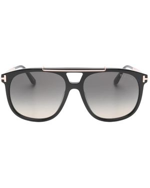 Tom Ford Occhiali Da Sole Sam Geometrici - Grigio
