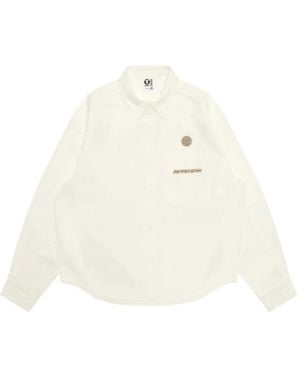 Aape By A Bathing Ape Logo Cotton Shirt - White