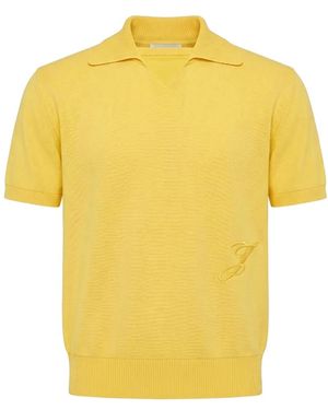 Jacquemus Polo The J À Col Double - Yellow