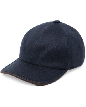 Barba Napoli Cappello Da Baseball Con Design A Inserti - Blu