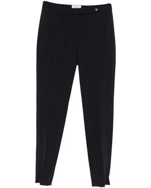 MAISON 123 Lara Button-Fastening Trousers - Black