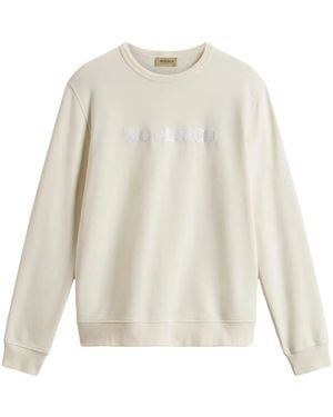 Woolrich Sweatshirt aus Jersey - Weiß