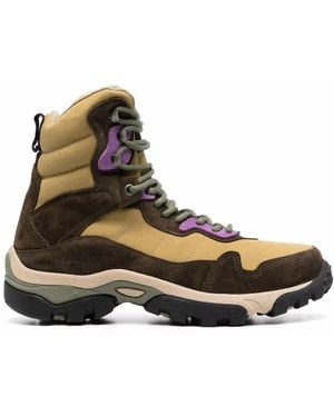 Jacquemus Chaussures De Randonnée Terra À Lacets - Marron