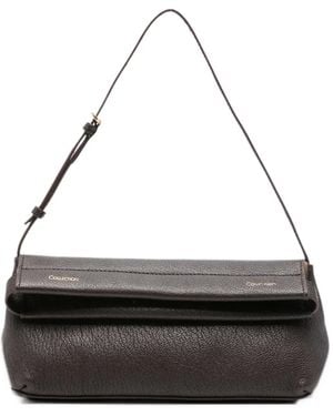 Calvin Klein Logo-Print Clutch Bag - Black