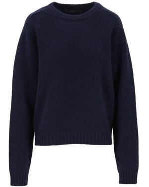 arch4 Grob Gestrickter Limerick Pullover - Blau