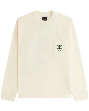 Kith Sonoma Oversized T-Shirt Met Lange Mouwen - Naturel