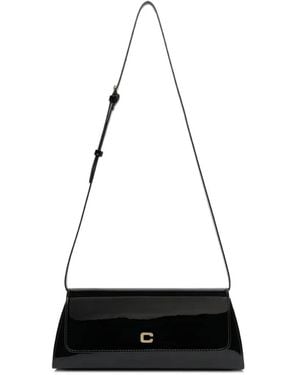 CAREL PARIS Sac Porté Épaule Madeleine En Cuir Verni - White