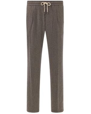 BOGGI City Drawstring Trousers - Grey