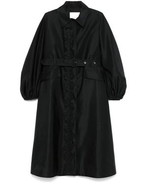 Cecilie Bahnsen Orah Trench Coat - Black