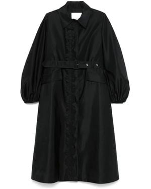 Cecilie Bahnsen Orah Trench Coat - Black