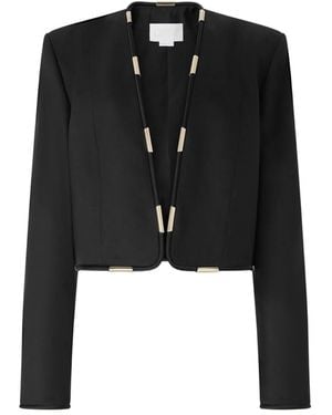Genny Cropped Jacket - Black