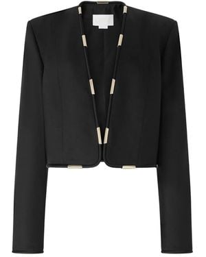 Genny Veste À Coupe Crop - Noir