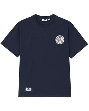 Chocoolate Logo-Patch T-Shirt - Blue