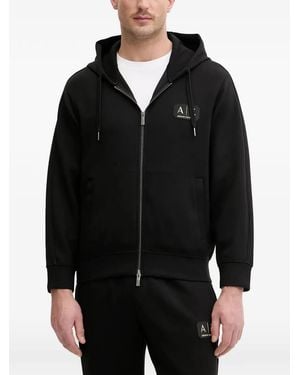ARMANI EXCHANGE Zip Hoodie - Black