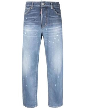 DSquared² Straight Jeans With Five-Pocket Design - Blue