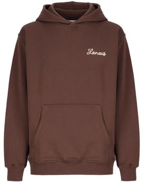 Laneus ロゴ パーカー - ブラウン