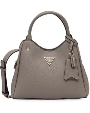 Guess Borsa Tote Meridian Con Applicazione Logo - Grigio