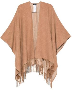 Guess Floral-jacquard Fringed Scarf - ホワイト