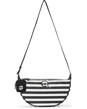 Karl Lagerfeld Ikon ショルダーバッグ S - ホワイト