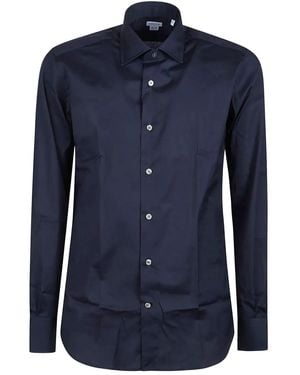 Orian Button-Down Cotton Shirt - Blue