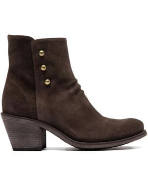 Officine Creative 65 Mm Godeau Enkellaarzen - Bruin