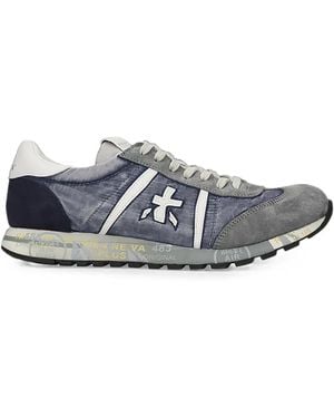 Premiata Lucy 8403 Logo-Patch Sneakers - White