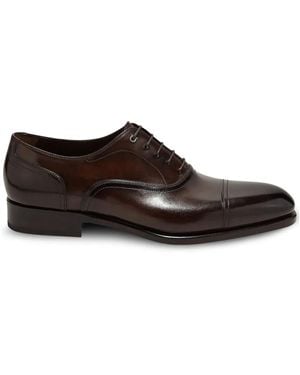 Ferragamo Gancini Leren Oxford Schoenen - Bruin
