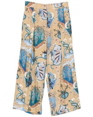 FARM Rio Sand Mystical Trousers - Blue