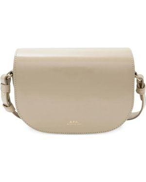 A.P.C. Saddle Shoulder Bag - Natural