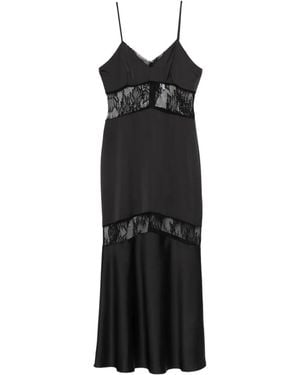 Imperial Lace Maxi Dress - Black