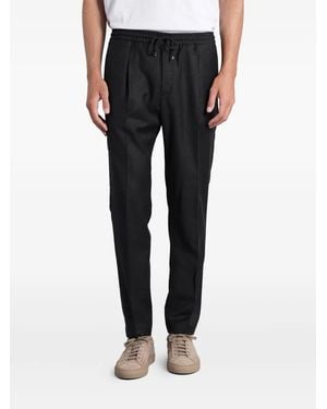 Briglia 1949 Drawstring Pleated Trousers - Black