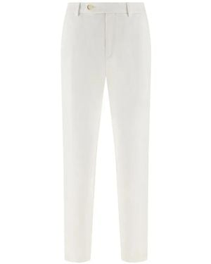 BOGGI Linen Trousers - White