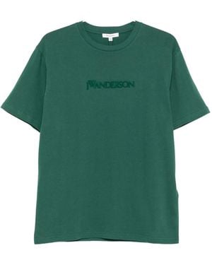 JW Anderson エンブロイダリー トップ - グリーン