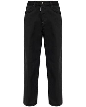 DSquared² Jean À Détail De Logo - Black