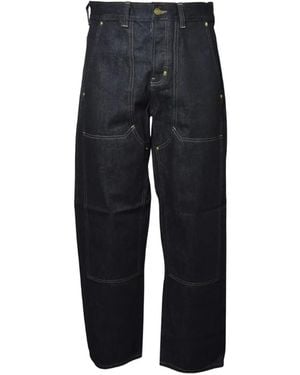 Dickies Trucker Contrast-Stitch Jeans - Blue