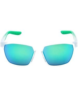 Nike Maverick Rectangle-Frame Sunglasses - Green