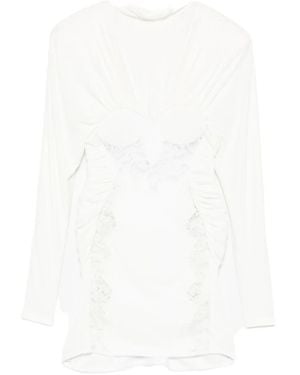 Stella McCartney Laced Midi Dress - White