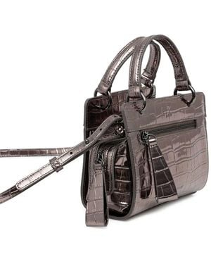 ARMANI EXCHANGE Borsa Tote Con Zip - Grigio