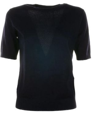 Seventy T-Shirt À Manches Nouées - Noir