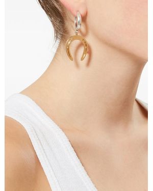 Isabel Marant Pendientes De Aro Byrne Con Diseño De Herradura - Neutro