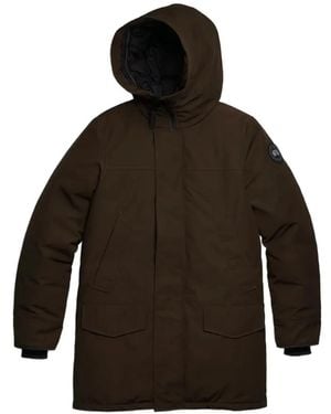 Canada Goose Parka Langford Acolchada Con Capucha - Marrón