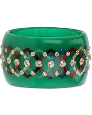 Mark Davis Topaz Bangle - Green