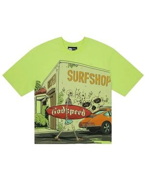 Godspeed Surf Shop Graphic T-Shirt - Green