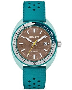 Bulova Snorkel 41Mm Watch - Blue